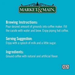 Market & Main® Salted Caramel Flavored Coffee (6 Bags/12 Oz) -Koffee Express Shop market n main jamaican me crazy flavored coffee single bag5 2 1