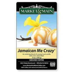 Market & Main® Jamaican Me Crazy Flavored Coffee (6 Bags/12 Oz) 12 Market & Main® Jamaican Me Crazy Flavored Coffee (6 Bags/12 Oz) -Koffee Express Shop market n main jamaican me crazy flavored coffee single bag 1