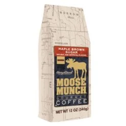 Harry & David Moose Munch Maple Brown Sugar Ground Gourmet Coffee 3 Bags (12 Oz Each) 6 Harry & David Moose Munch Maple Brown Sugar Ground Gourmet Coffee 3 Bags (12 Oz Each) -Koffee Express Shop mbs2 1