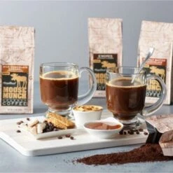 Harry & David Maple Vanilla Moose Munch Gourmet Coffee 4 Bags -Koffee Express Shop mm3 2