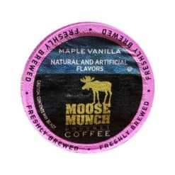 Moose Munch Maple Vanilla Single Serve Coffee By Harry & David, 2/18 Count -Koffee Express Shop moosemucnhmapplevanilla 1