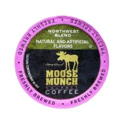 Moose Munch Northwest Blend, Chocolate Caramel, Chocolate Peanut Butter, Maple Walnut 4/18 Ct Boxes -Koffee Express Shop moosemunchnorthwest 1 3