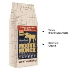 Harry & David Moose Munch Maple Brown Sugar Ground Gourmet Coffee 3 Bags (12 Oz Each) 7 Harry & David Moose Munch Maple Brown Sugar Ground Gourmet Coffee 3 Bags (12 Oz Each) -Koffee Express Shop new project 2 1