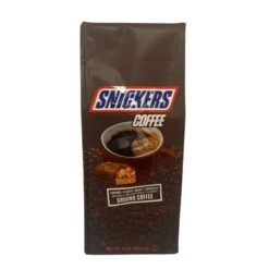 Snickers Caramel, Peanuts, Nougat And Chocolate, Naturally And Artificially Flavored Ground Coffee, 2/10 Oz Bags 8 Snickers Caramel, Peanuts, Nougat And Chocolate, Naturally And Artificially Flavored Ground Coffee, 2/10 Oz Bags -Koffee Express Shop snickers1 1