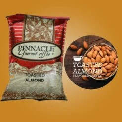 Pinnacle Toasted Almond Ground Coffee (24-2.25 Oz Bags) -Koffee Express Shop toastedamond